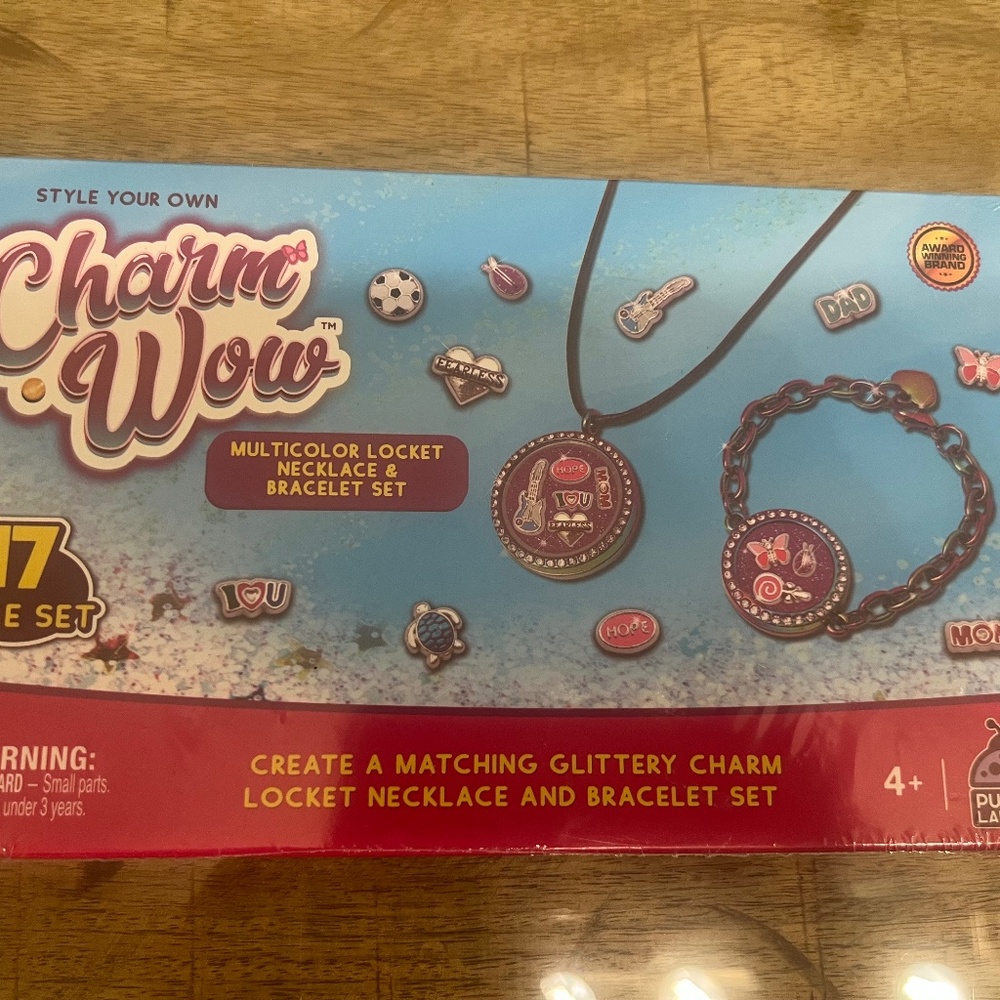 make your own jewelry charm bracelet and necklace set